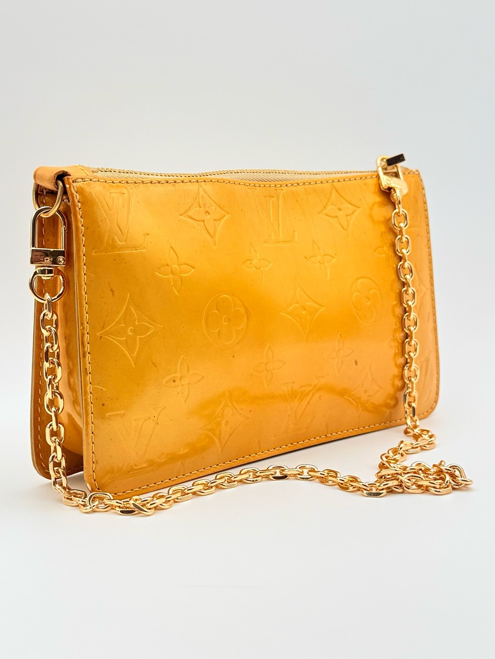 Louis Vuitton Monogram Vernis Lexington Pochette Bag (Pouchette)